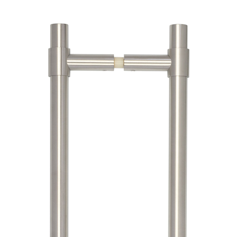 High quality image of CRES - 425mm Back to Back Satin Stainless Steel T-Bar Pull Handle Sku. CRES3001SSSB2B