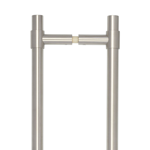 High quality image of CRES - 425mm Back to Back Satin Stainless Steel T-Bar Pull Handle Sku. CRES3001SSSB2B