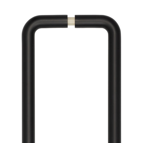 High quaility images of CRES - 425mm Back to Back Black D Shape Pull Handle | Sku.cres3002mbb2b | available to order from Trade Door Handles in Kendal.