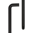 High quality image of CRES - 425mm Face Fix Black D Shape Pull Handle Sku. CRES3002MBFF