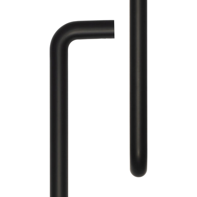 High quality image of CRES - 425mm Face Fix Black D Shape Pull Handle Sku. CRES3002MBFF
