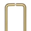 High quality image of CRES - 425mm Back to Back Satin Brass D Shape Pull Handle Sku. CRES3002SBB2B