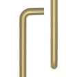 High quality image of CRES - 425mm Face Fix Satin Brass D Shape Pull Handle Sku. CRES3002SBFF