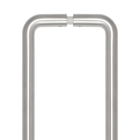 High quaility images of CRES - 425mm Back to Back Satin Stainless Steel D Shape Pull Handle | Sku.cres3002sssb2b | available to order from Trade Door Handles in Kendal.