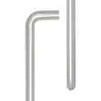 High quality image of CRES - 425mm Face Fix Satin Stainless Steel D Shape Pull Handle Sku. CRES3002SSSFF