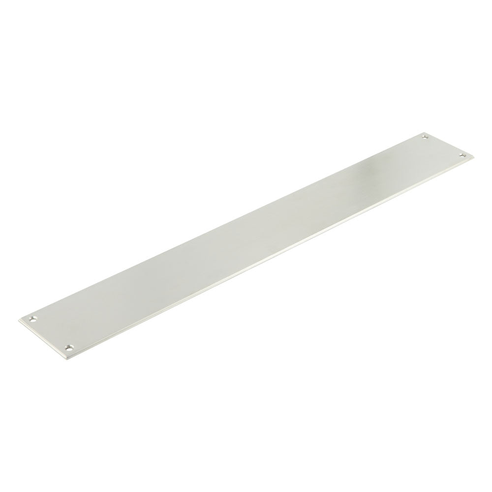 High quality image of CRES - Satin Stainless Steel Push Plate Sku. CRES3501SSS