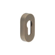 High quality image of CRES - Oval Antique Brass Euro Escutcheon Sku. CRES403AB