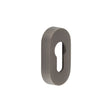 High quality image of CRES - Oval Dark Bronze Euro Escutcheon Sku. CRES403DB
