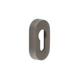 High quality image of CRES - Oval Dark Bronze Euro Escutcheon Sku. CRES403DB