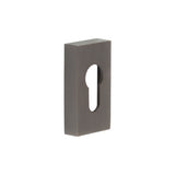 High quality image of CRES - Rectangular Dark Bronze Euro Escutcheon Sku. CRES404DB