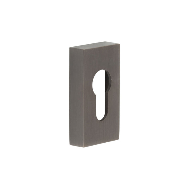High quality image of CRES - Rectangular Dark Bronze Euro Escutcheon Sku. CRES404DB