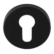 High quality image of Eurospec - Euro Escutcheon - Matt Black | Sku. cse1005mb | Trade Door Handles.