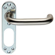 High quality image of Eurospec - Safety Lever on Inner Backlate - Satin Stainless Steel | Sku. cslp1190sss | Trade Door Handles.