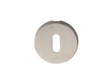 High quality image of Eurospec - Standard Lock Escutcheon - Bright Stainless Steel | Sku. csp1005bss | Trade Door Handles.