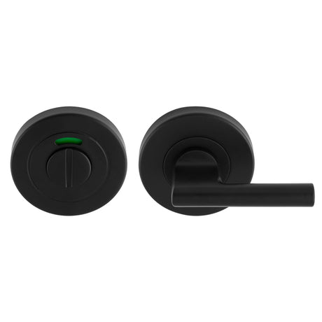 High quality image of Eurospec - Steelworx CST Disabled Thumbturn & Release - Matt Black | Sku. cst1025mb | Trade Door Handles.