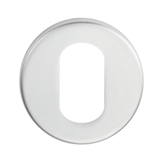 High quality image of Eurospec - Oval Profile Escutcheon - Satin Stainless Steel | Sku. csu1005sss | Trade Door Handles.