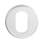High quality image of Eurospec - Oval Profile Escutcheon - Satin Stainless Steel | Sku. csu1005sss | Trade Door Handles.