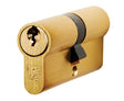 High quality image of Carlisle Brass - Euro Double Cylinder - Satin Brass | Sku. cya71270sb | Trade Door Handles.