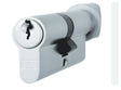 High quality image of Eurospec - Euro Cylinder and Turn - Satin Chrome | Sku. cya71360sc | Trade Door Handles.
