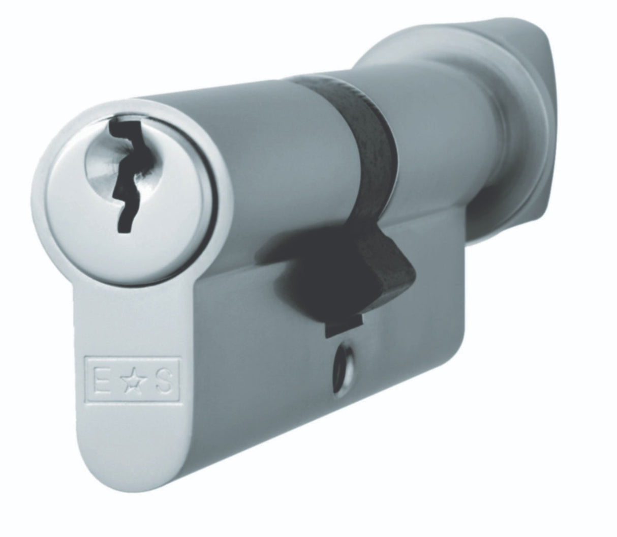 High quality image of Eurospec - Euro Cylinder and Turn - Satin Chrome | Sku. cya71370sc | Trade Door Handles.
