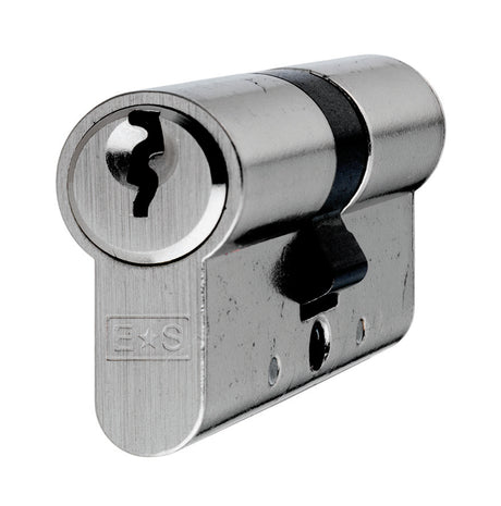 High quality image of Eurospec - Contract Range 5 Pin Euro Double Cylinder - Nickel Plate | Sku. cyc71260np | Trade Door Handles.