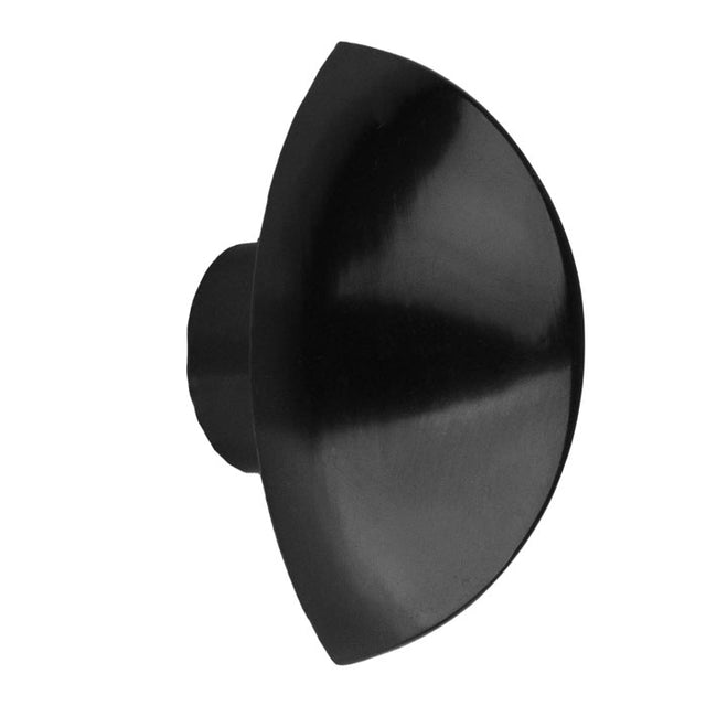 High quality image of Eurospec - Round Thumbturn to suit Cylinder - Black | Sku. cyz70008bk | Trade Door Handles.