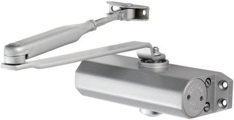 High quality image of Eurospec - General Overhead Door Closer Fixed Power Size 3 - Silver | Sku. dcf2003sv | Trade Door Handles.