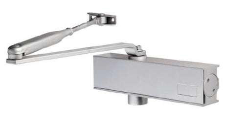 High quality image of Eurospec - Overhead Door Closer Variable Power Size 2-4 - Silver | Sku. dct2024sv | Trade Door Handles.