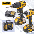 DeWalt 18V XR Brushless Combi Drill & Impact Driver Twin Pack - 2 x 5.0Ah