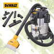 DeWalt 25L Stainless Steel Wet & Dry Vacuum with Dust Collector