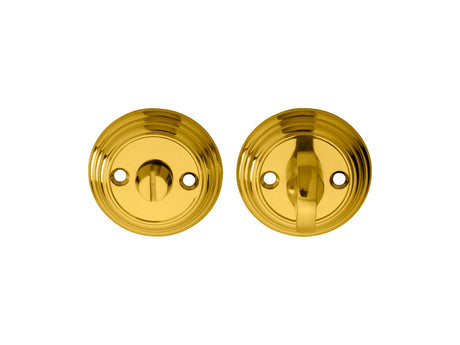 High quality image of Carlisle Brass - Delamain Large Turn and Release - Polished Brass | Sku. dk12 | Trade Door Handles.