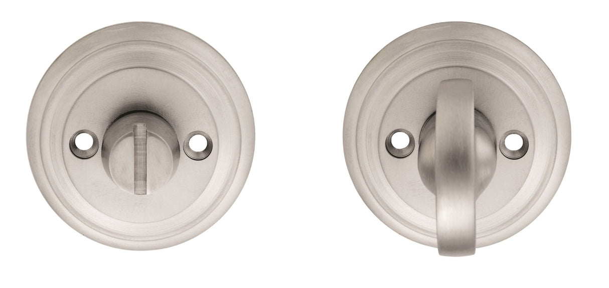 High quality image of Carlisle Brass - Delamain Large Turn and Release - Satin Chrome | Sku. dk12sc | Trade Door Handles.