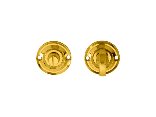 High quality image of Carlisle Brass - Delamain Small Turn and Release - Polished Brass | Sku. dk13 | Trade Door Handles.