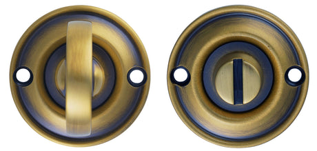 High quality image of Carlisle Brass - Delamain Small Turn and Release - Florentine Bronze | Sku. dk13fb | Trade Door Handles.