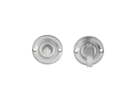 High quality image of Carlisle Brass - Delamain Small Turn and Release - Satin Chrome | Sku. dk13sc | Trade Door Handles.