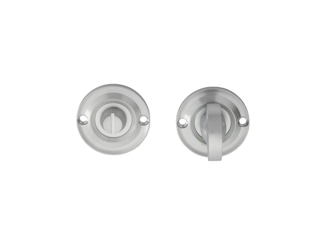 High quality image of Carlisle Brass - Delamain Small Turn and Release - Satin Chrome | Sku. dk13sc | Trade Door Handles.