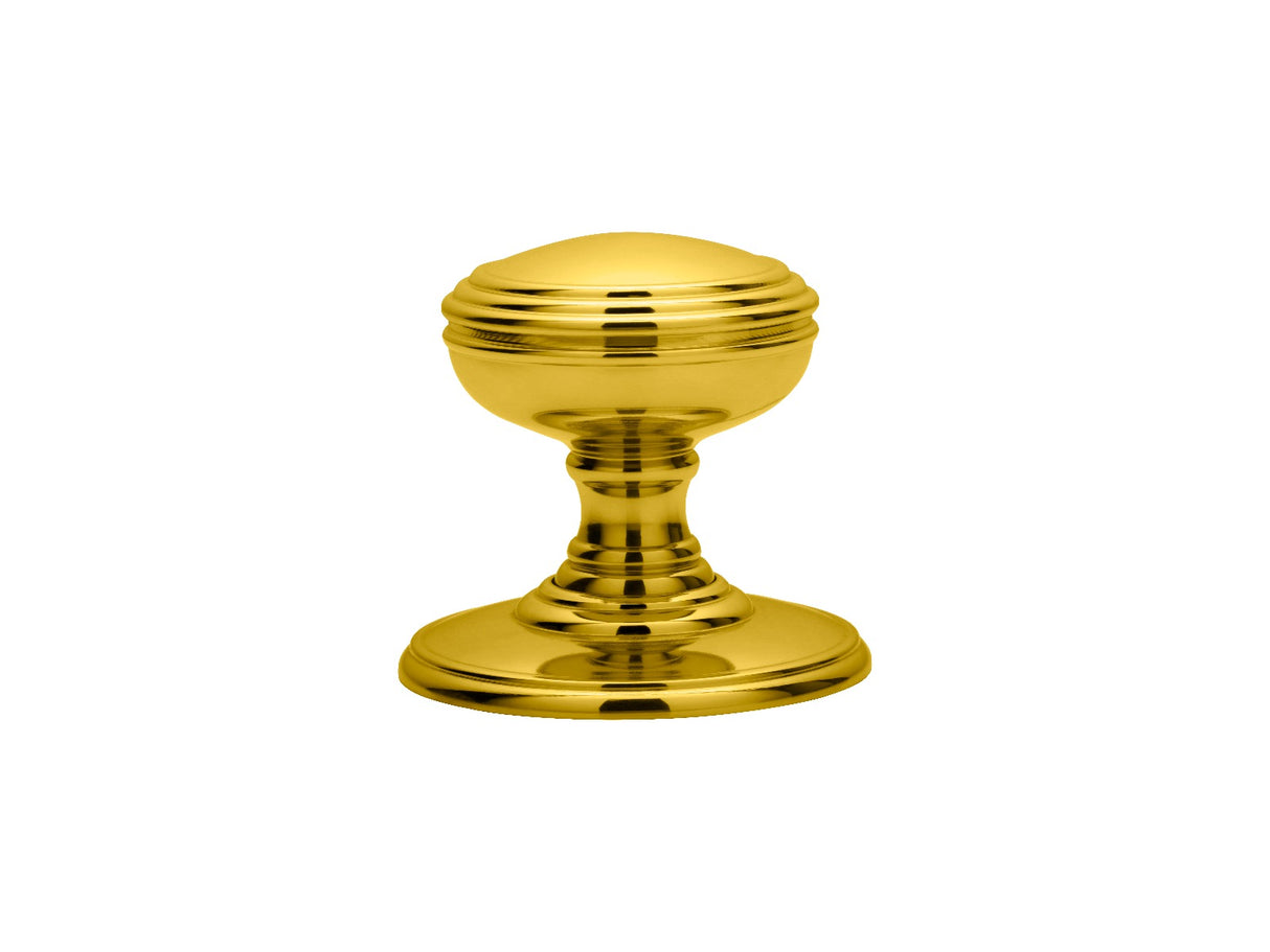 High quality image of Carlisle Brass - Delamain Plain Mortice Knobs - Polished Brass | Sku. dk35c | Trade Door Handles.