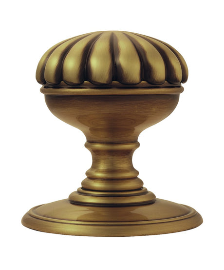 High quality image of Carlisle Brass - Delamain Flower Mortice Knobs - Florentine Bronze | Sku. dk36cfb | Trade Door Handles.