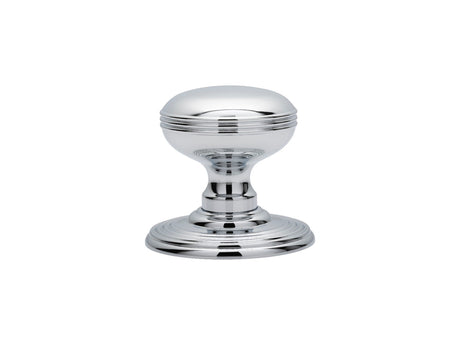 High quality image of Carlisle Brass - Delamain Ringed Mortice Knobs - Polished Chrome | Sku. dk39ccp | Trade Door Handles.