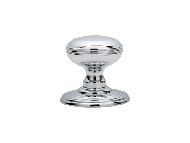 High quality image of Carlisle Brass - Delamain Ringed Mortice Knobs - Polished Chrome | Sku. dk39ccp | Trade Door Handles.