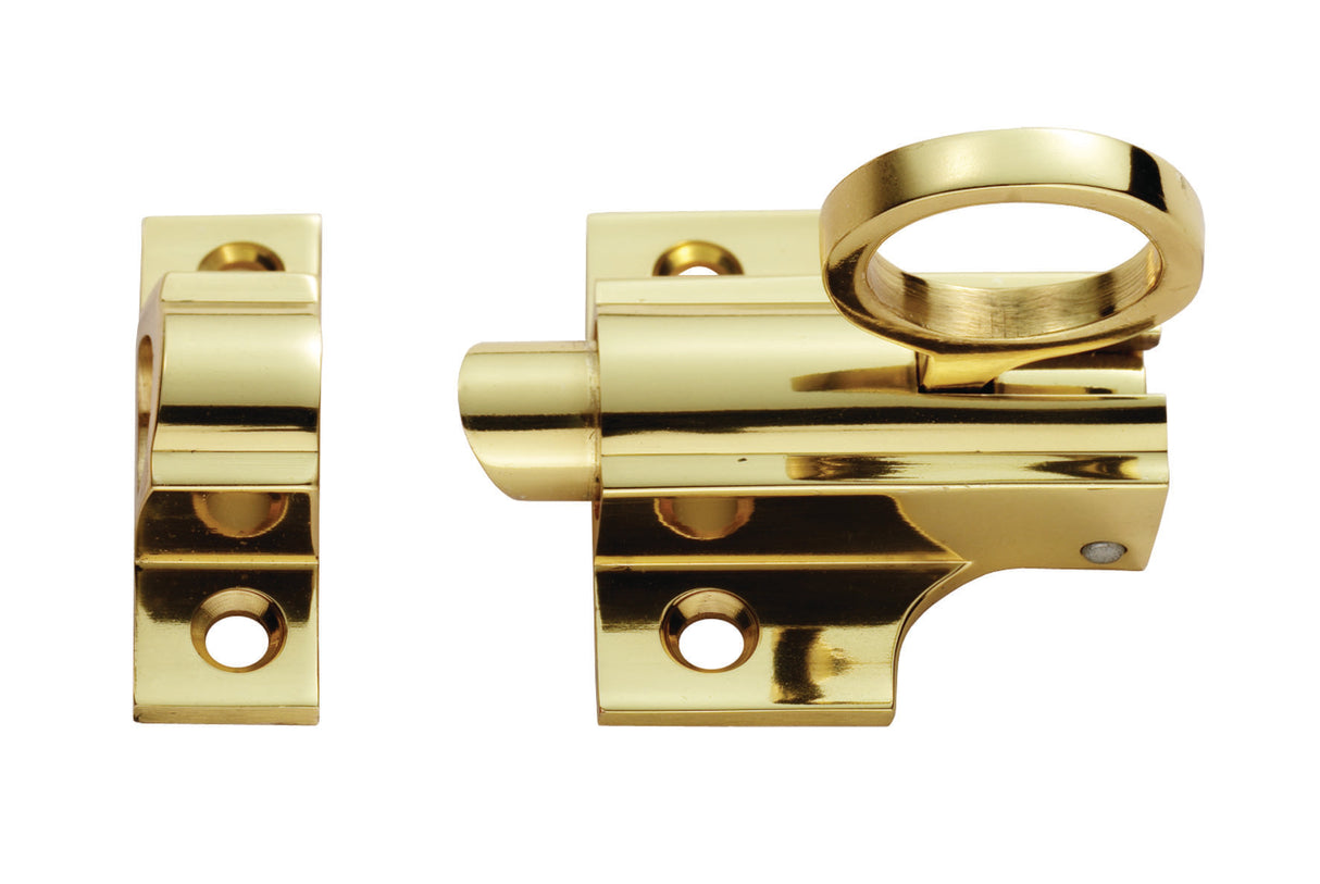 High quality image of Carlisle Brass - Fan Light Catch - Polished Brass | Sku. dk42 | Trade Door Handles.