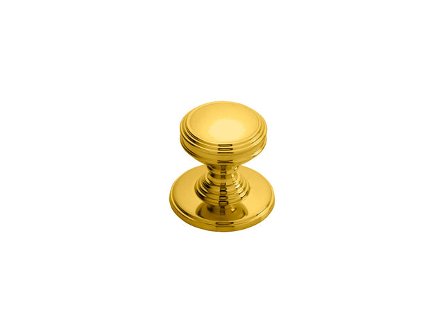 High quality image of Delamain - Plain Knob 25mm - Polished Brass | Sku. dk47b | Trade Door Handles.