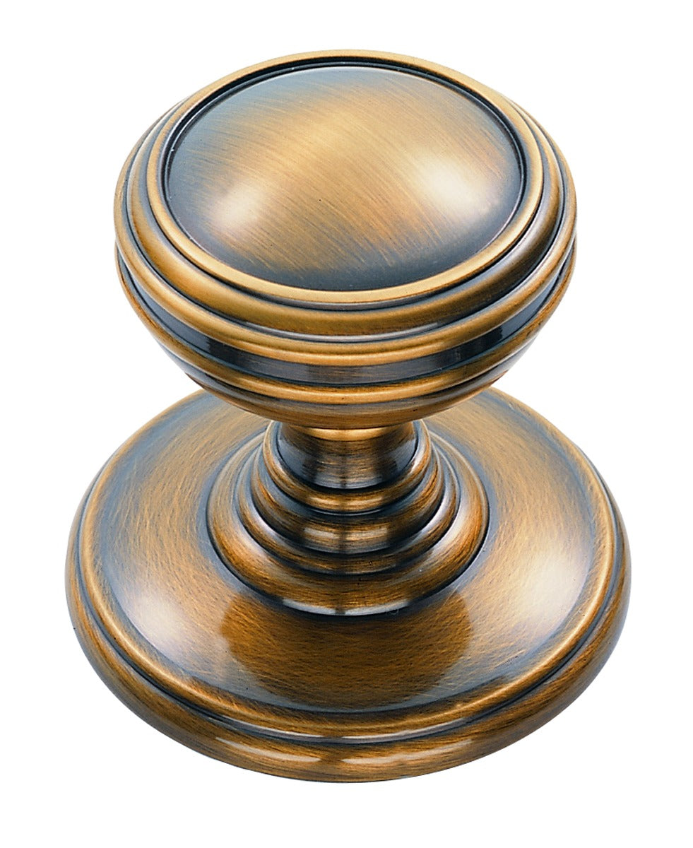 High quality image of Delamain - Plain Knob 25mm - Florentine Bronze | Sku. dk47bfb | Trade Door Handles.