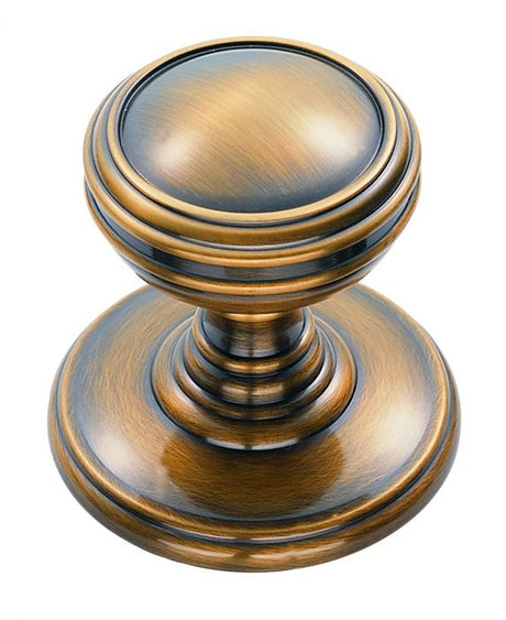 High quality image of Delamain - Plain Knob 30mm - Florentine Bronze | Sku. dk47cfb | Trade Door Handles.