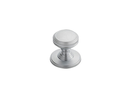 High quality image of Delamain - Plain Knob 25mm - Satin Chrome | Sku. dk47bsc | Trade Door Handles.
