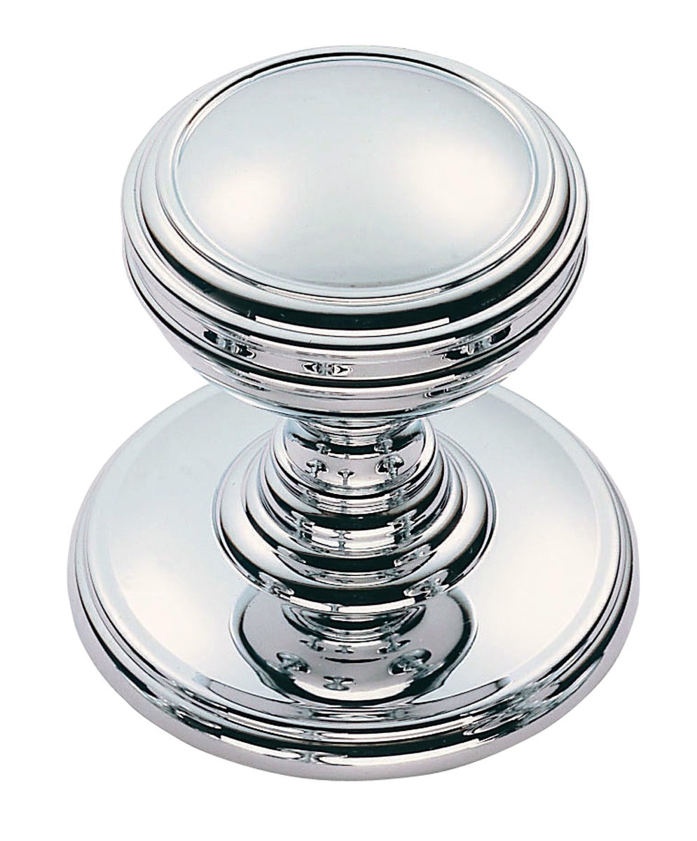 High quality image of Delamain - Plain Knob 25mm - Polished Chrome | Sku. dk47bcp | Trade Door Handles.