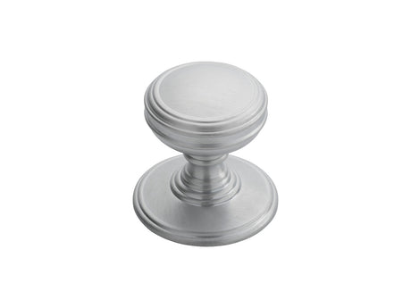 High quality image of Delamain - Plain Knob 38mm - Satin Chrome | Sku. dk47dsc | Trade Door Handles.