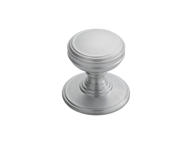 High quality image of Delamain - Plain Knob 38mm - Satin Chrome | Sku. dk47dsc | Trade Door Handles.