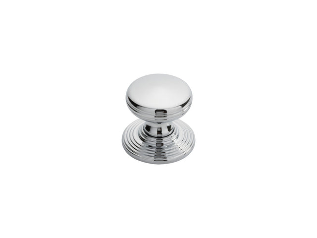 High quality image of Delamain - Ringed Knob 28mm - Polished Chrome | Sku. dk49bcp | Trade Door Handles.