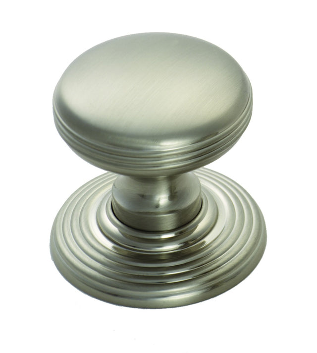 High quality image of Delamain - Ringed Knob 35mm - Satin Nickel | Sku. dk49csn | Trade Door Handles.